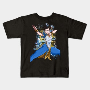 Chun-li - Street fighter 6 Kids T-Shirt